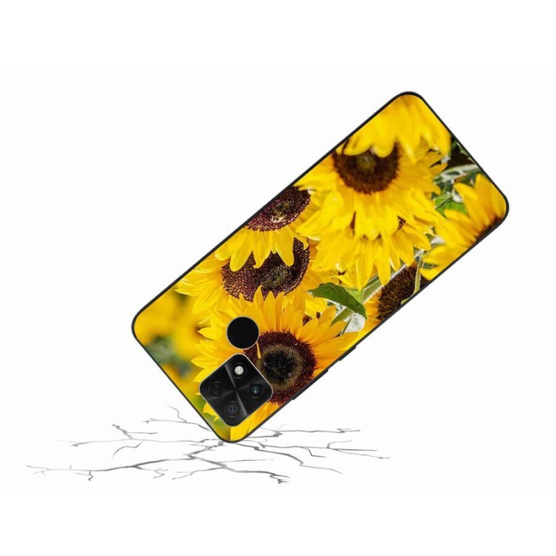 Gél borítás mmCase a Xiaomi Poco C40 készülékhez - Napraforgó