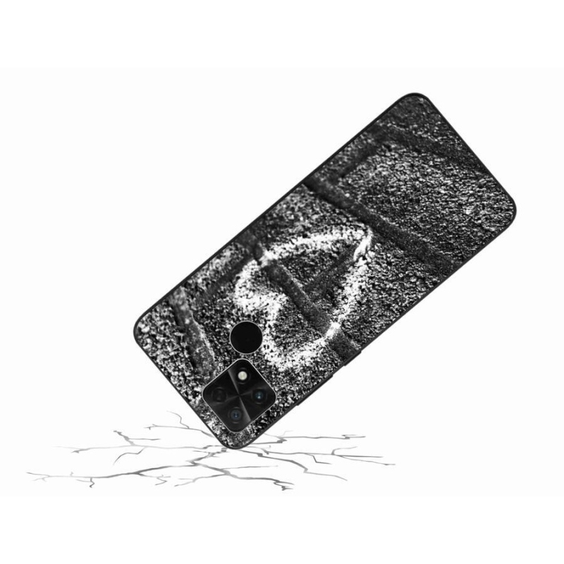 Gél borítás mmCase a Xiaomi Poco C40-hez - szív a falon