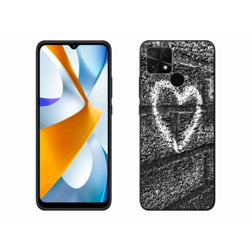 Gél borítás mmCase a Xiaomi Poco C40-hez - szív a falon