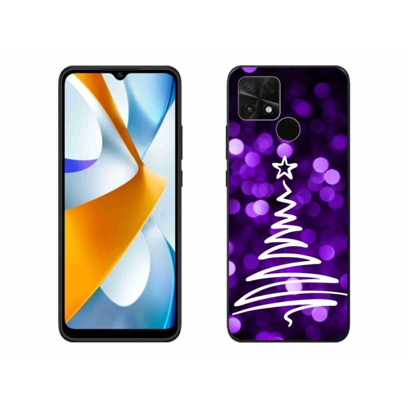 Gél borítás mmCase a Xiaomi Poco C40 készülékhez - fa