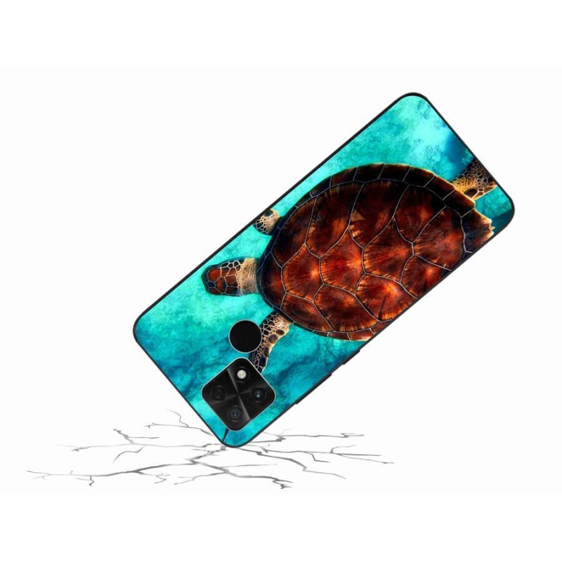 Gél borítás mmCase a Xiaomi Poco C40 készülékhez - teknősbéka