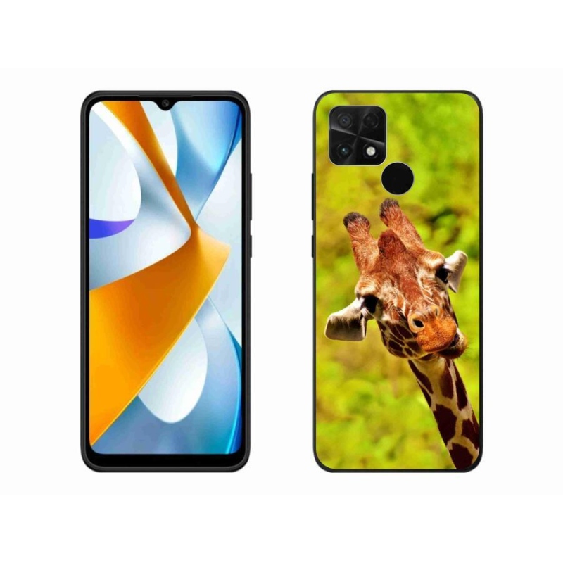 Gél borítás mmCase a Xiaomi Poco C40 készülékhez - zsiráf