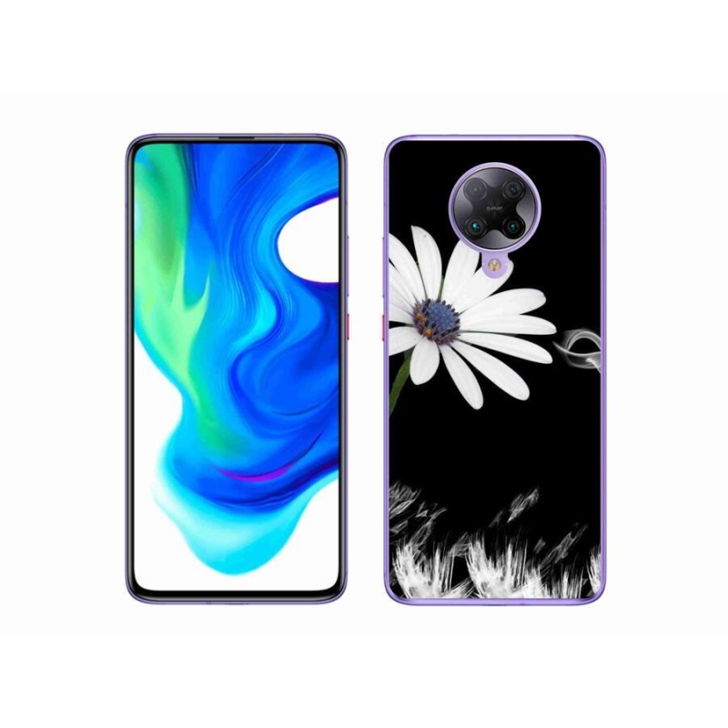 Gél borítás mmCase a Xiaomi Poco F2 Pro készülékhez - fehér virág