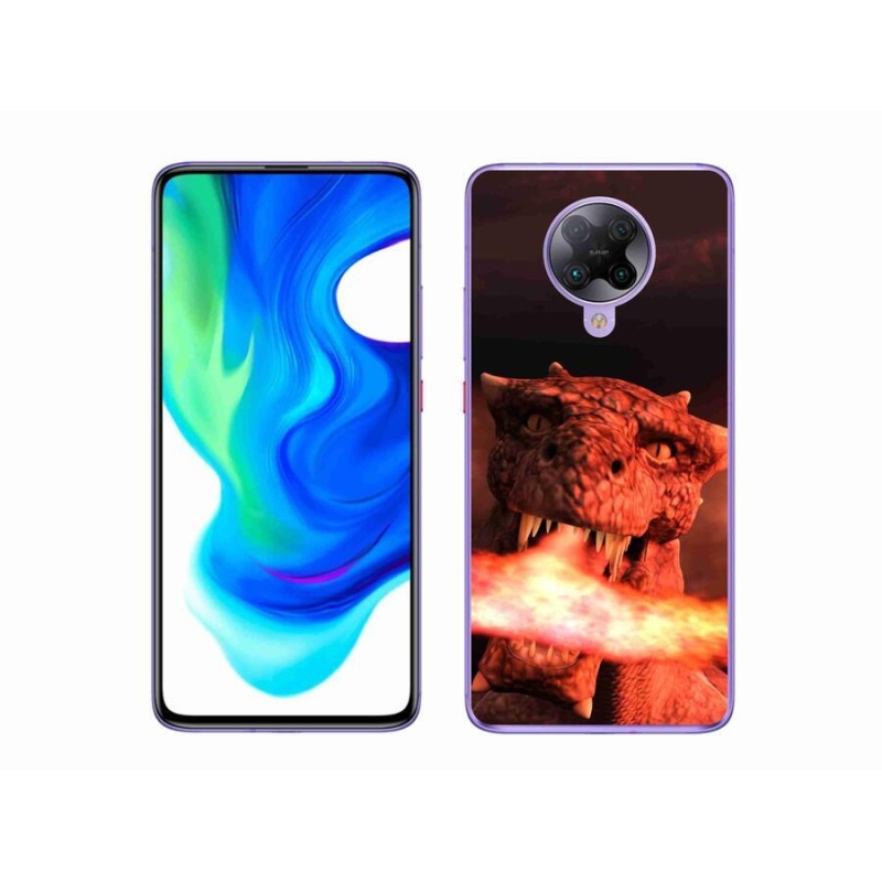 Gél borítás mmCase a Xiaomi Poco F2 Pro készülékhez - sárkány