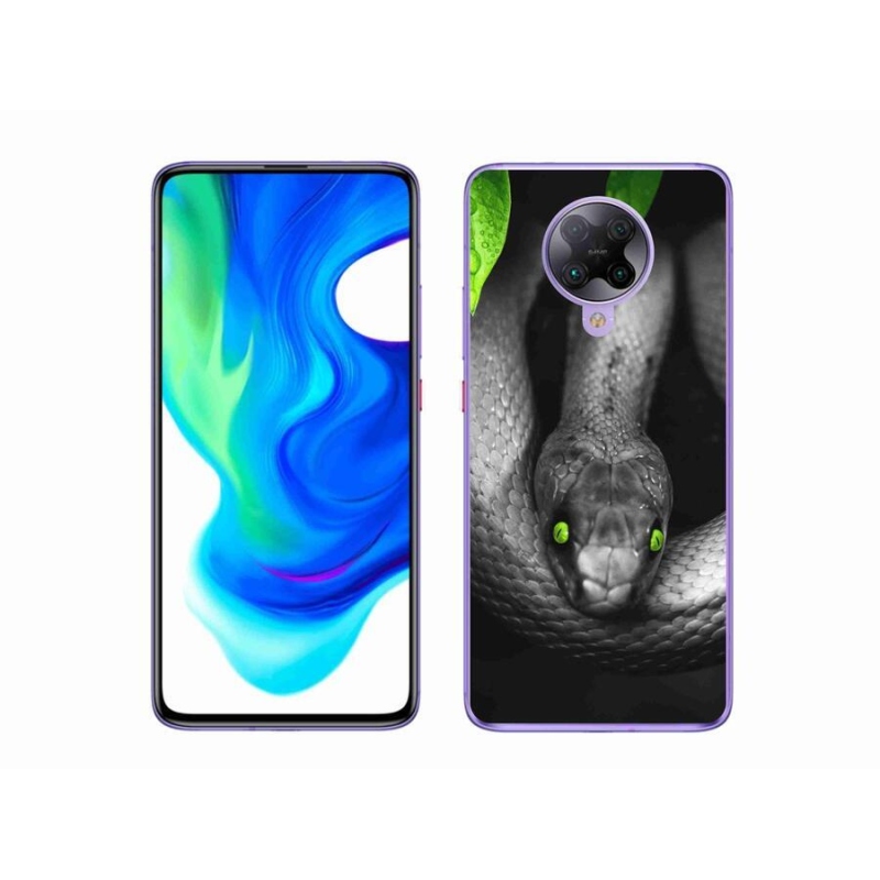 Gél borítás mmCase a Xiaomi Poco F2 Pro számára - kígyó
