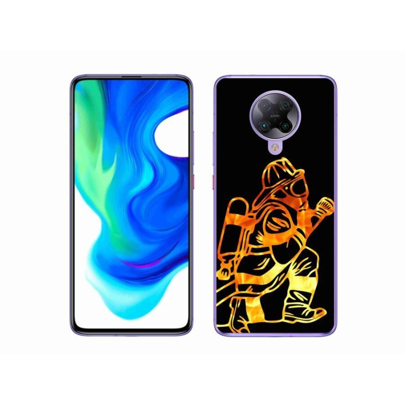Gél borítás mmCase a Xiaomi Poco F2 Pro számára - tűzoltó 1