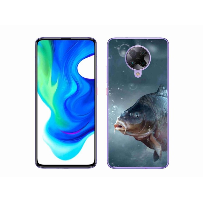 Gél borítás mmCase a Xiaomi Poco F2 Pro számára - ponty és buborékok