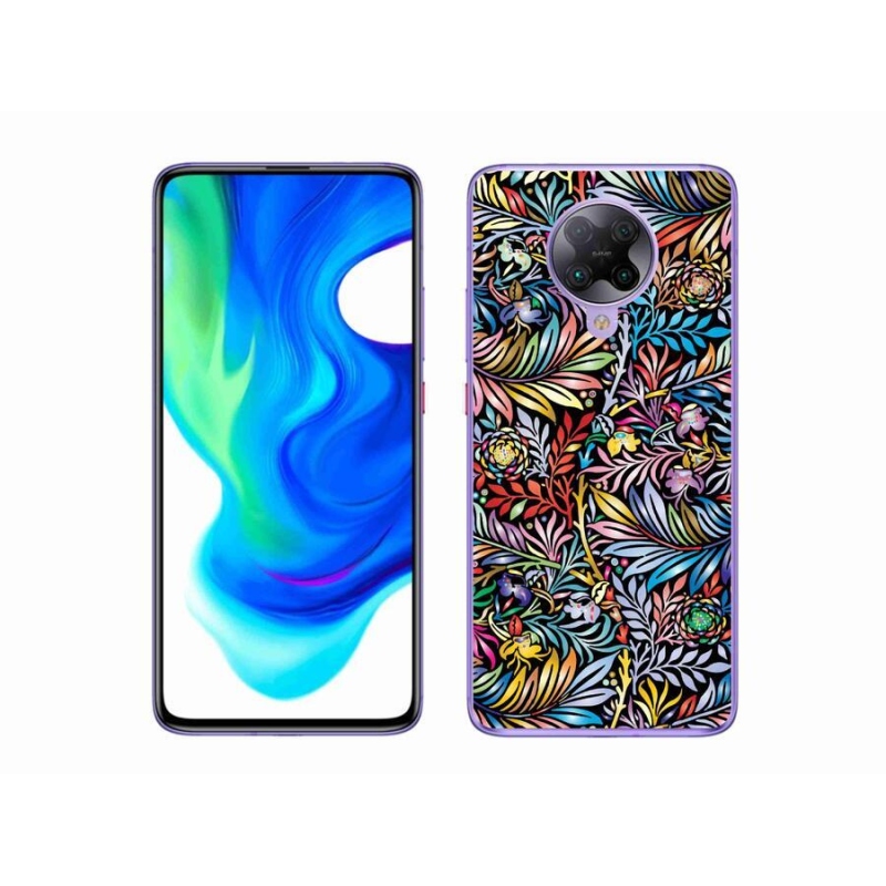 Gél borító mmCase a Xiaomi Poco F2 Pro számára - virágok 5