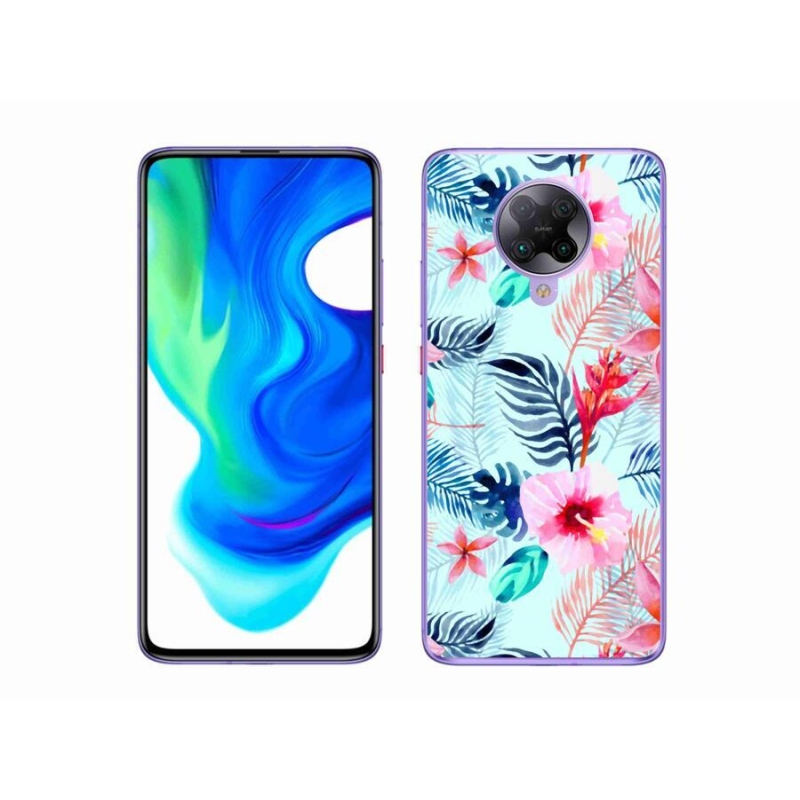 Gél borítás mmCase a Xiaomi Poco F2 Pro számára - virágok