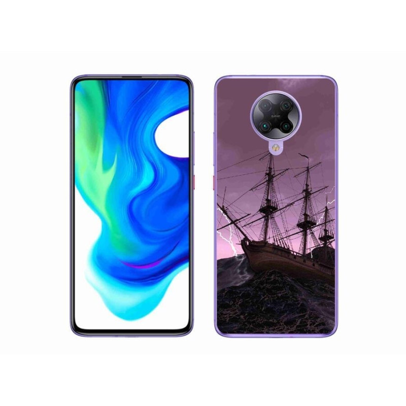 Gél borítás mmCase a Xiaomi Poco F2 Pro számára - hajó a viharban