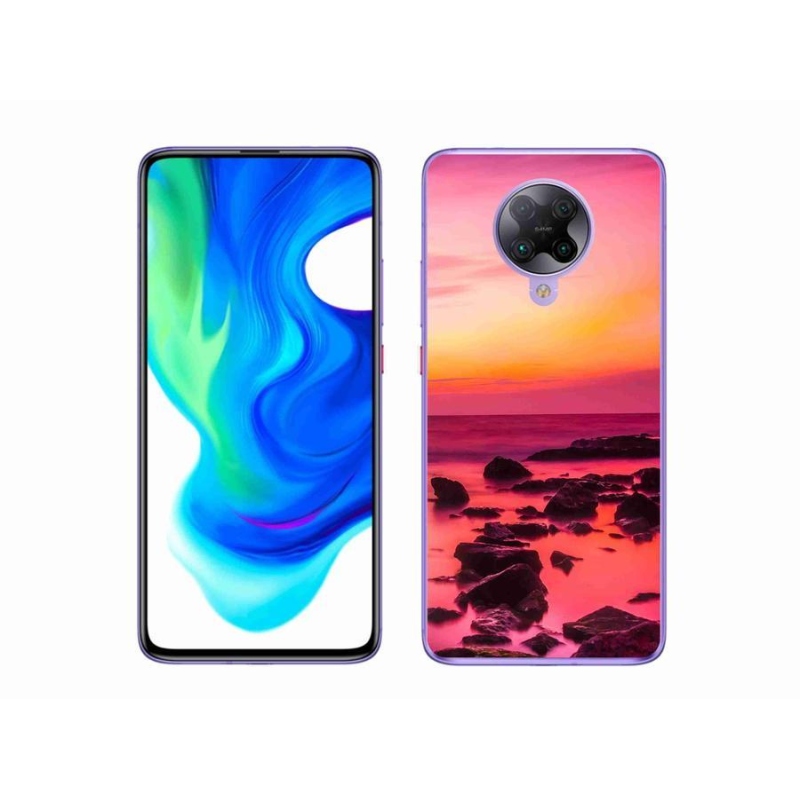 Gél borítás mmCase a Xiaomi Poco F2 Pro számára - tenger és ragyogás