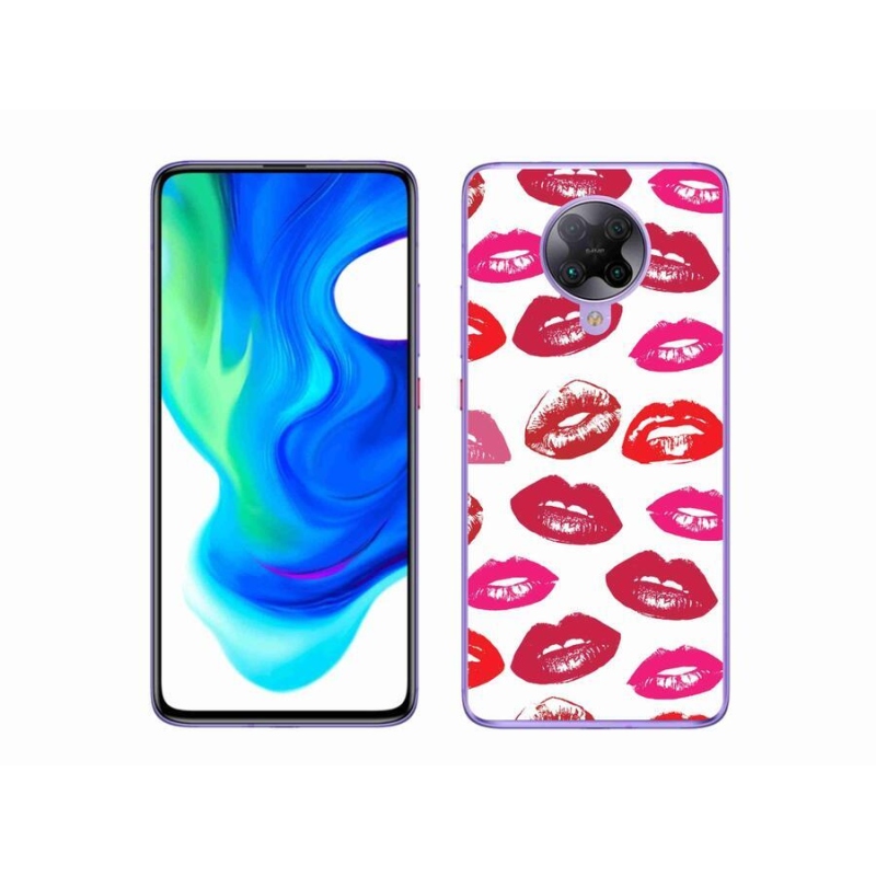 Gél borítás mmCase a Xiaomi Poco F2 Pro számára - ajkak