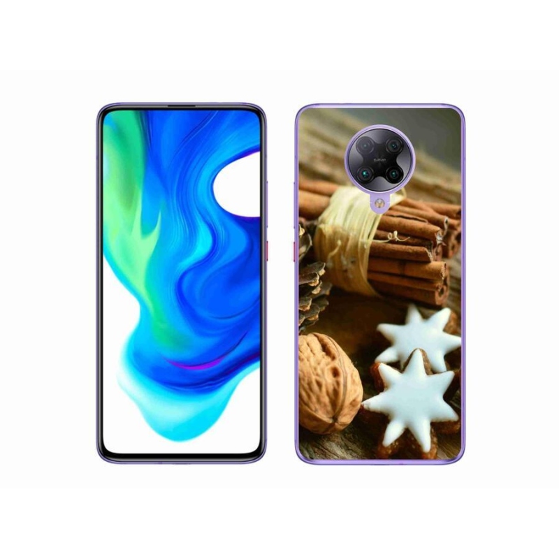 Gél borítás mmCase a Xiaomi Poco F2 Pro számára - fahéj és mézeskalács