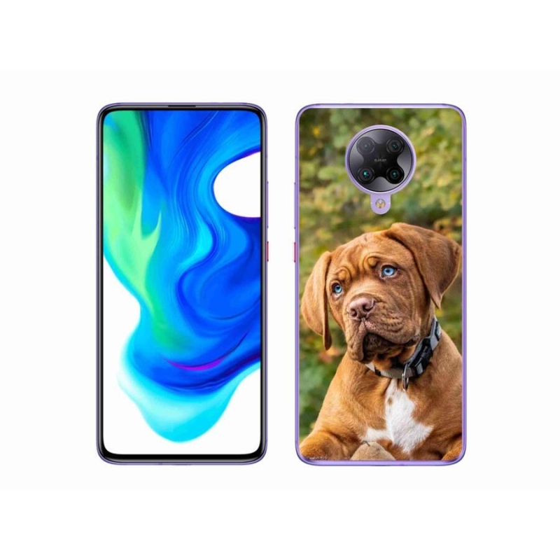Gél borítás mmCase a Xiaomi Poco F2 Pro készülékhez - kölyökkutyakölyök