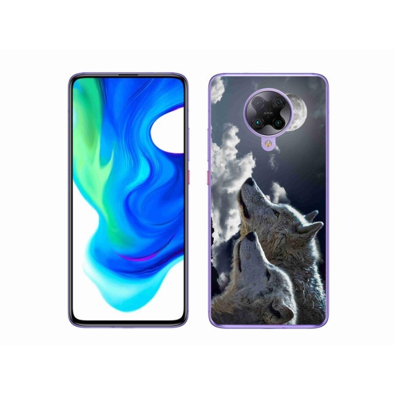 Gél borítás mmCase a Xiaomi Poco F2 Pro számára - farkasok