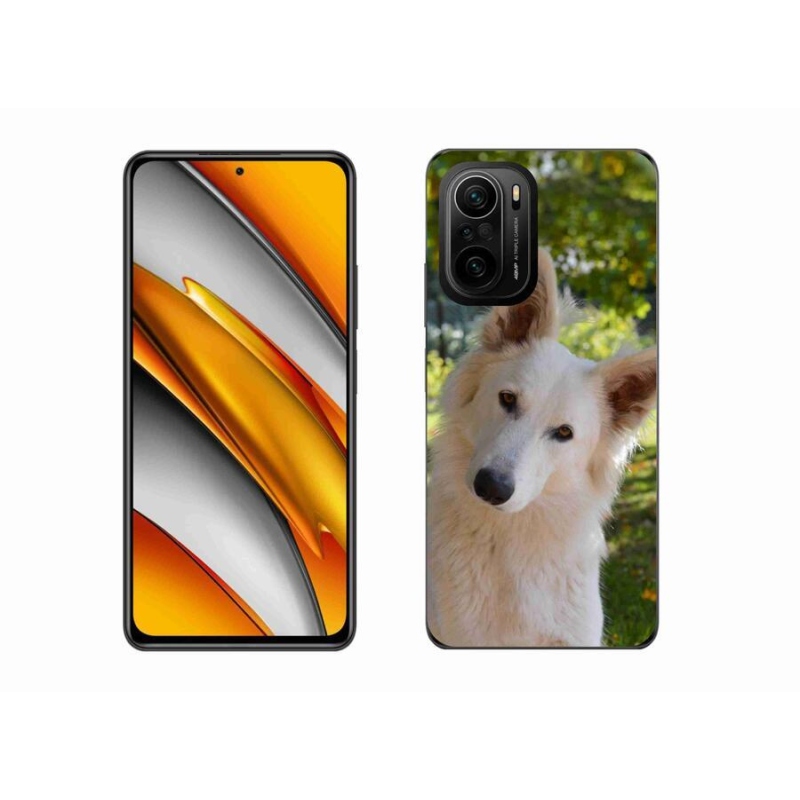 Gél borítás mmCase a Xiaomi Poco F3-hoz - fehér svájci juhász 1
