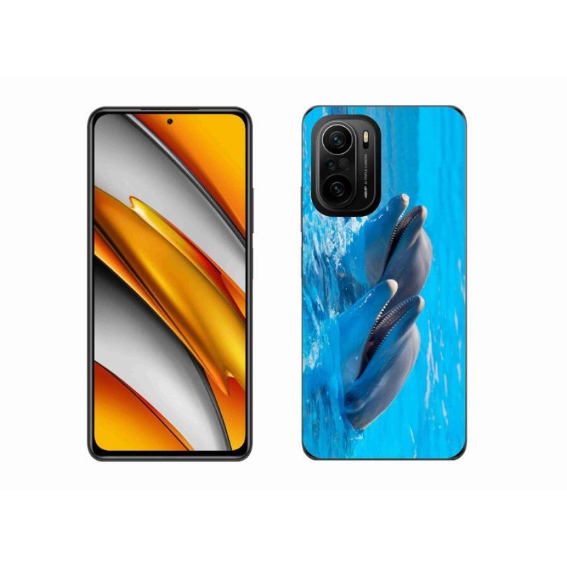 Gél borítás mmCase a Xiaomi Poco F3-hoz - delfinek