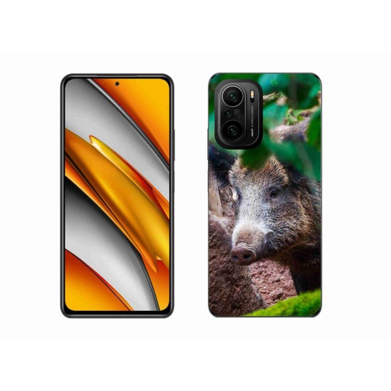 Gél borítás mmCase a Xiaomi Poco F3-hoz - vaddisznó