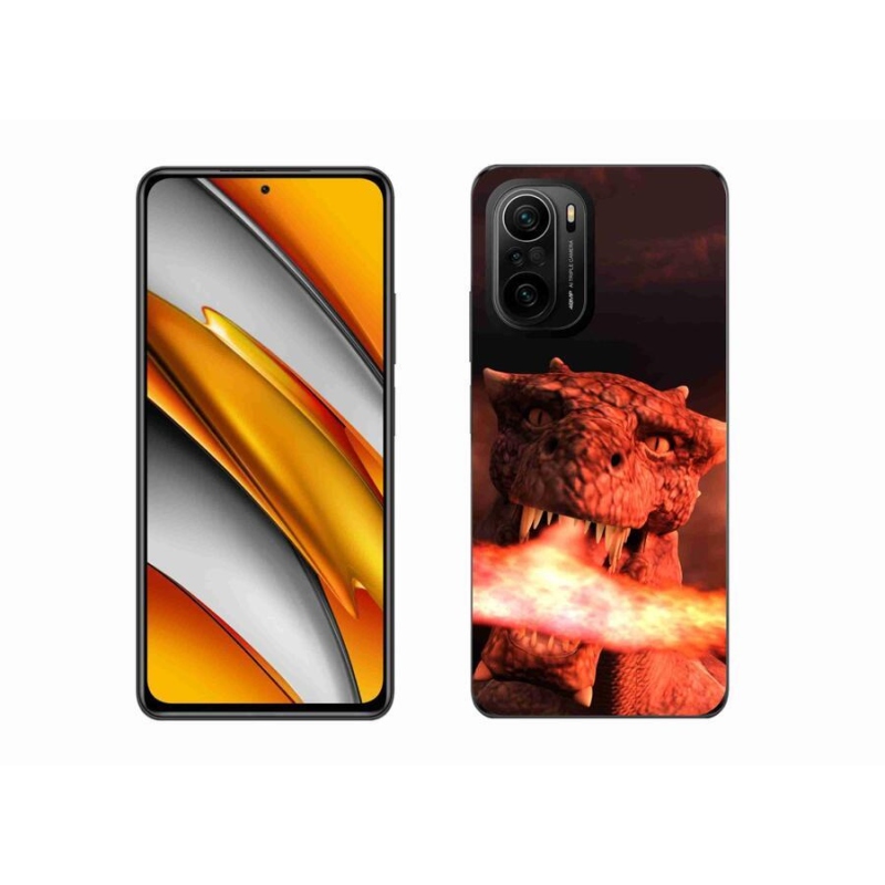 Gél borítás mmCase a Xiaomi Poco F3-hoz - sárkány