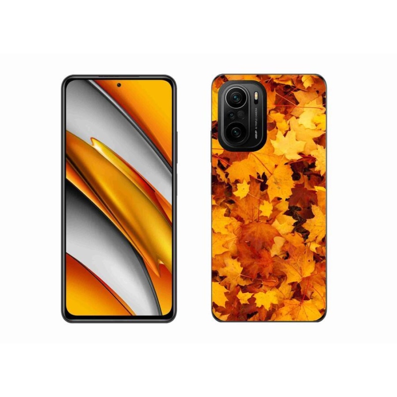 Gél borítás mmCase a Xiaomi Poco F3-hoz - juharlevelek
