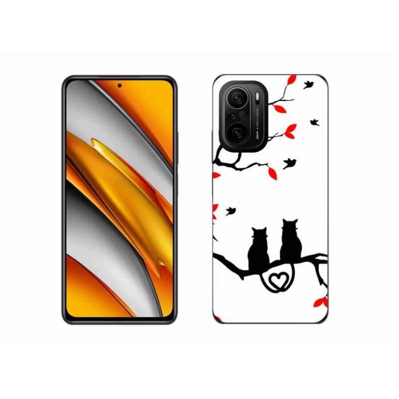 Gél borítás mmCase a Xiaomi Poco F3-hoz - macska szeretet