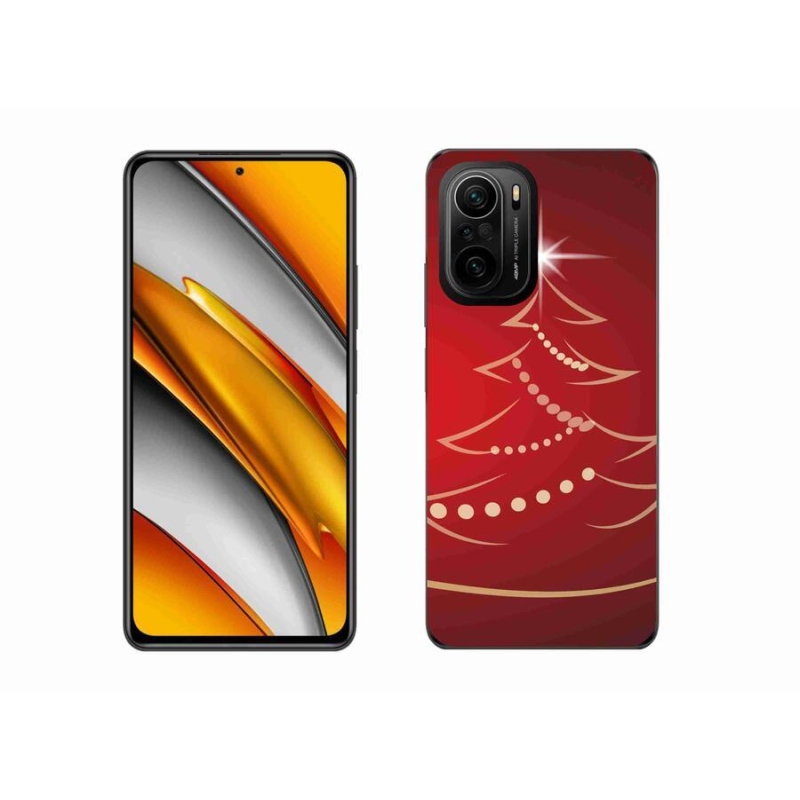 Gél borítás mmCase a Xiaomi Poco F3-hoz - karácsonyfa karikatúra