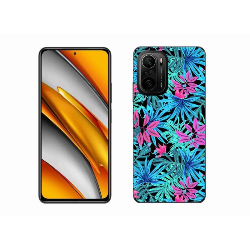 Gél borító mmCase a Xiaomi Poco F3-hoz - virágok 3
