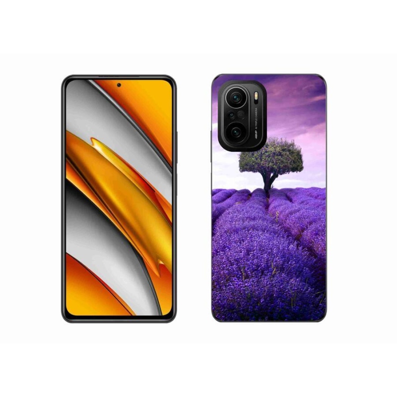 Gél borítás mmCase a Xiaomi Poco F3 készülékhez - levendula rét