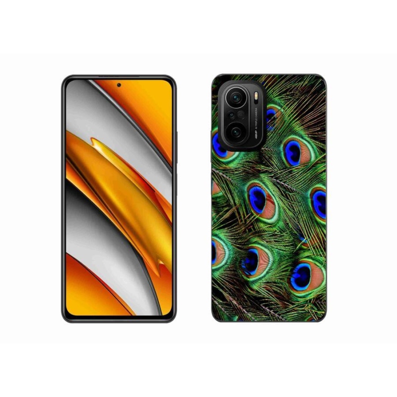 Gél borítás mmCase a Xiaomi Poco F3-hoz - pávatoll