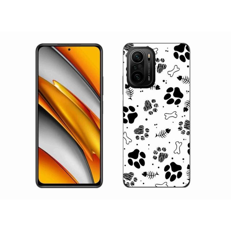 Gél borítás mmCase a Xiaomi Poco F3-hoz - kutyamancsok 1