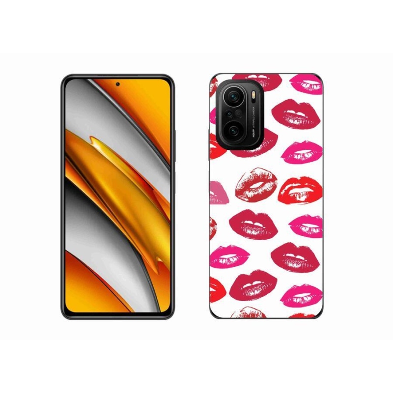 Gél borítás mmCase a Xiaomi Poco F3 készülékhez - ajkak