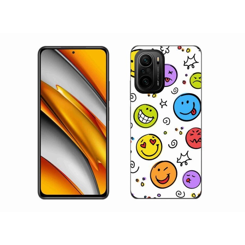 Gél borító mmCase a Xiaomi Poco F3-hoz - smiley-k