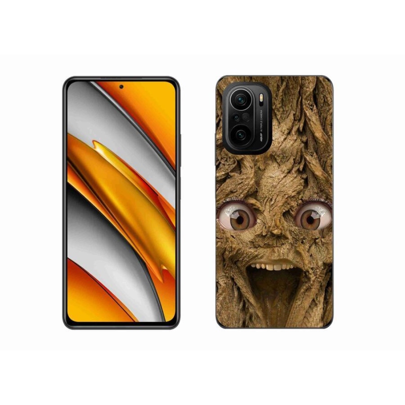 Gél borító mmCase a Xiaomi Poco F3-hoz - boldog fa szemekkel