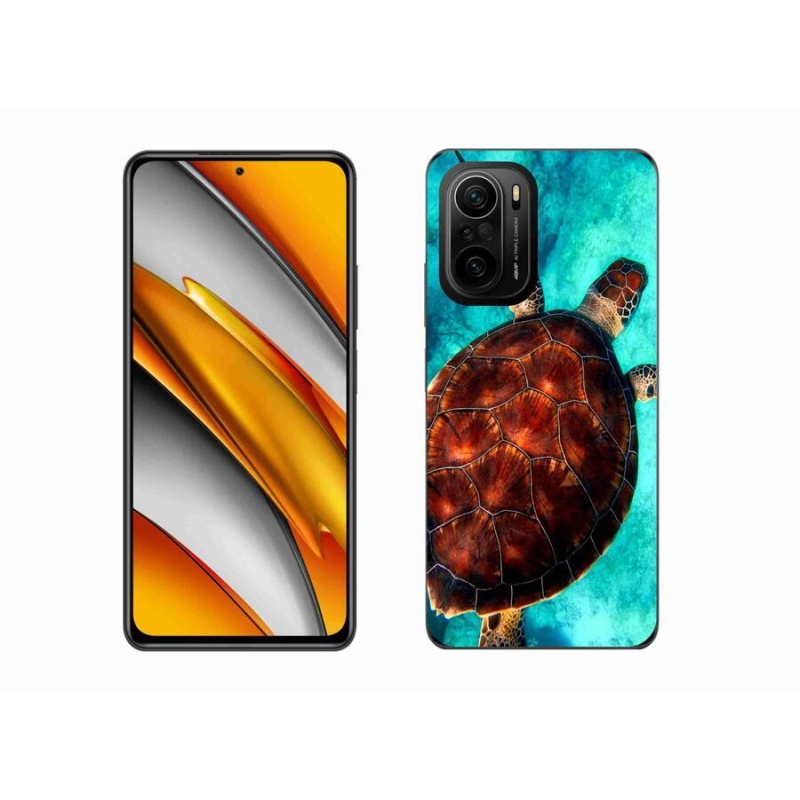 Gél borítás mmCase a Xiaomi Poco F3-hoz - teknősbéka