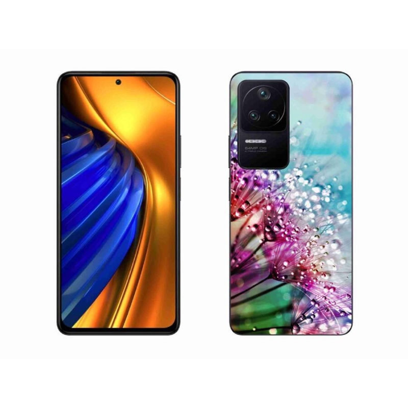 Gél borítás mmCase a Xiaomi Poco F4-hez - színes virágok