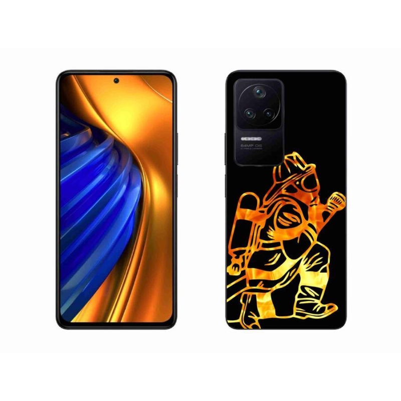 Gél borítás mmCase a Xiaomi Poco F4-hez - tűzoltó 1