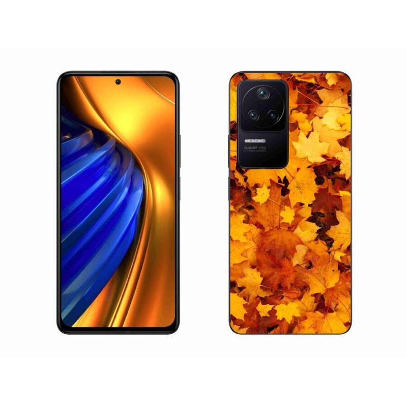 Gél borítás mmCase a Xiaomi Poco F4-hez - juharlevelek