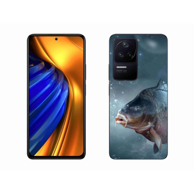 Gél borítás mmCase a Xiaomi Poco F4-hez - ponty és buborékok