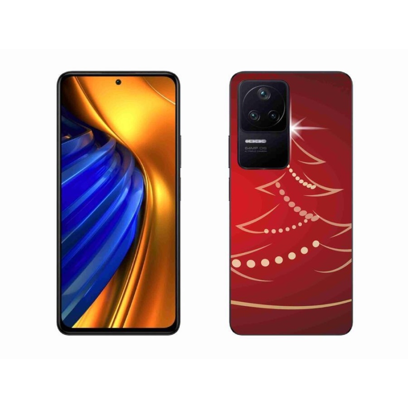 Gél borítás mmCase a Xiaomi Poco F4-hez - karácsonyfa karikatúra