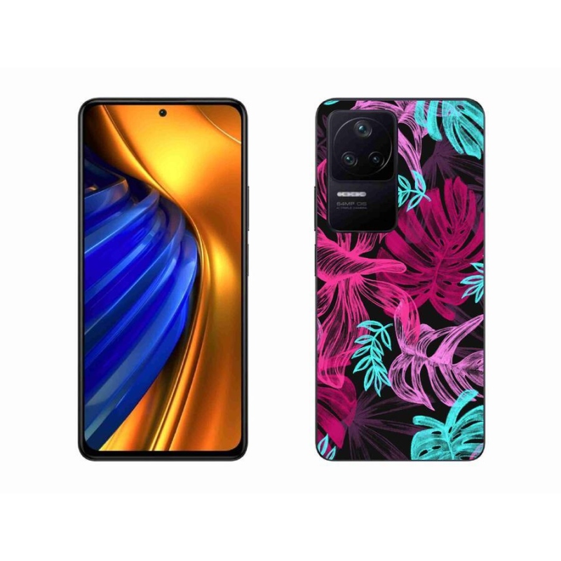 Gél borítás mmCase a Xiaomi Poco F4-hez - virágok 1