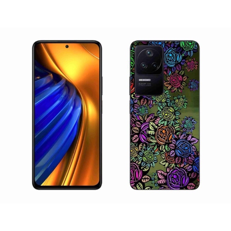 Gél borítás mmCase a Xiaomi Poco F4-hez - virágok 6