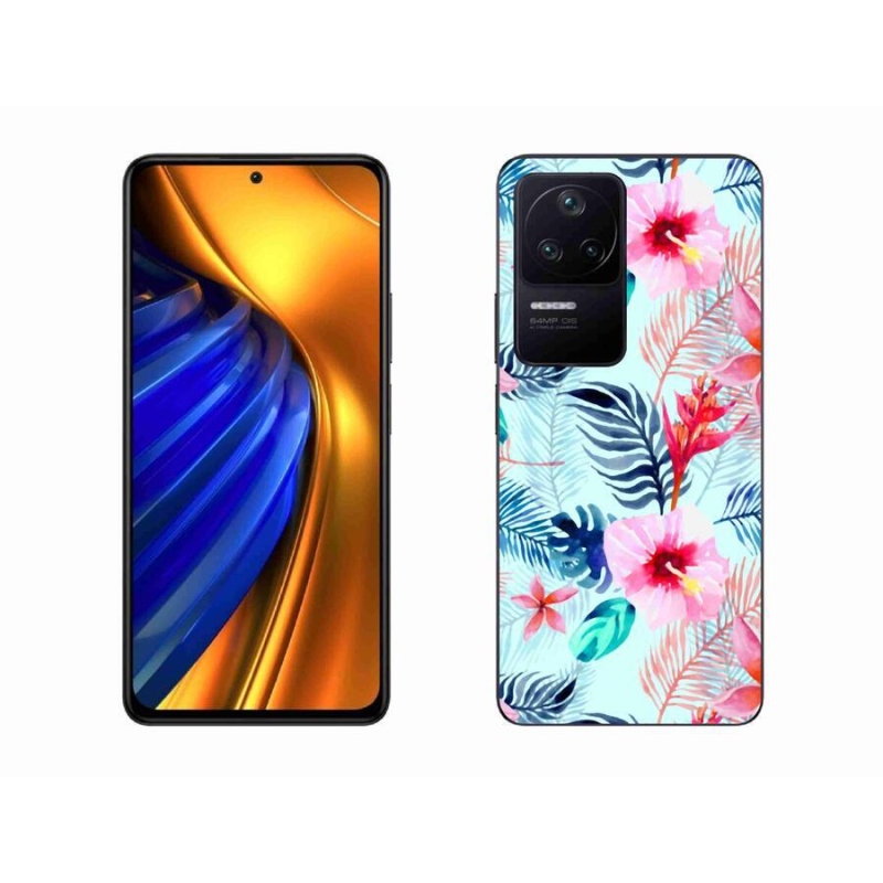 Gél borítás mmCase a Xiaomi Poco F4-hez - virágok