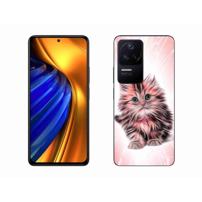 Gél borítás mmCase a Xiaomi Poco F4-hez - aranyos cica