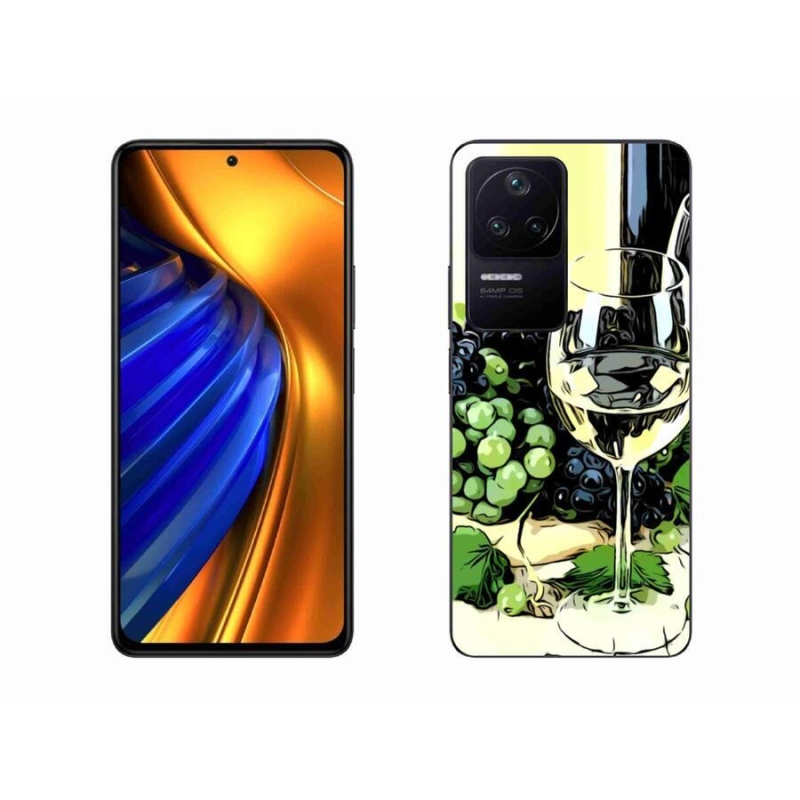 Gél borítás mmCase a Xiaomi Poco F4-hez - pohár bor