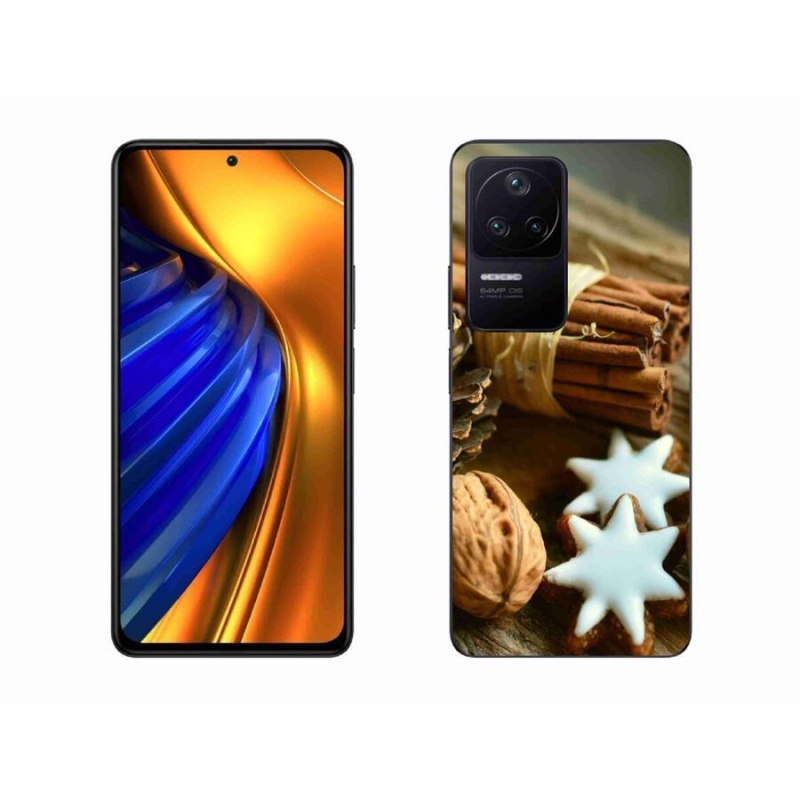 Gél borítás mmCase a Xiaomi Poco F4-hez - fahéj és mézeskalács