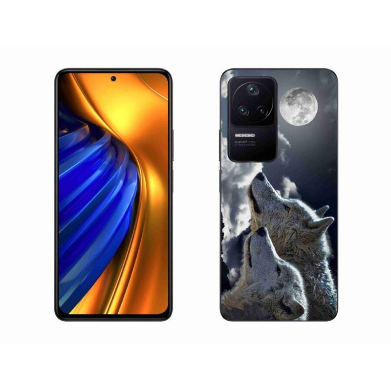 Gél borítás mmCase a Xiaomi Poco F4-hez - farkasok