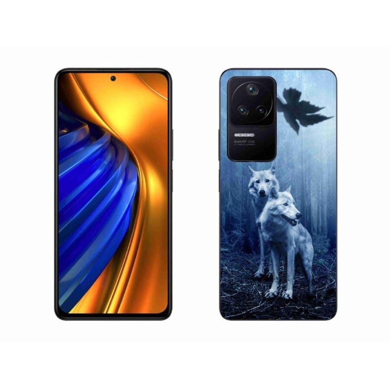 Gél borítás mmCase a Xiaomi Poco F4-hez - farkasok az erdőben