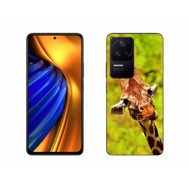 Gél borítás mmCase a Xiaomi Poco F4-hez - zsiráf