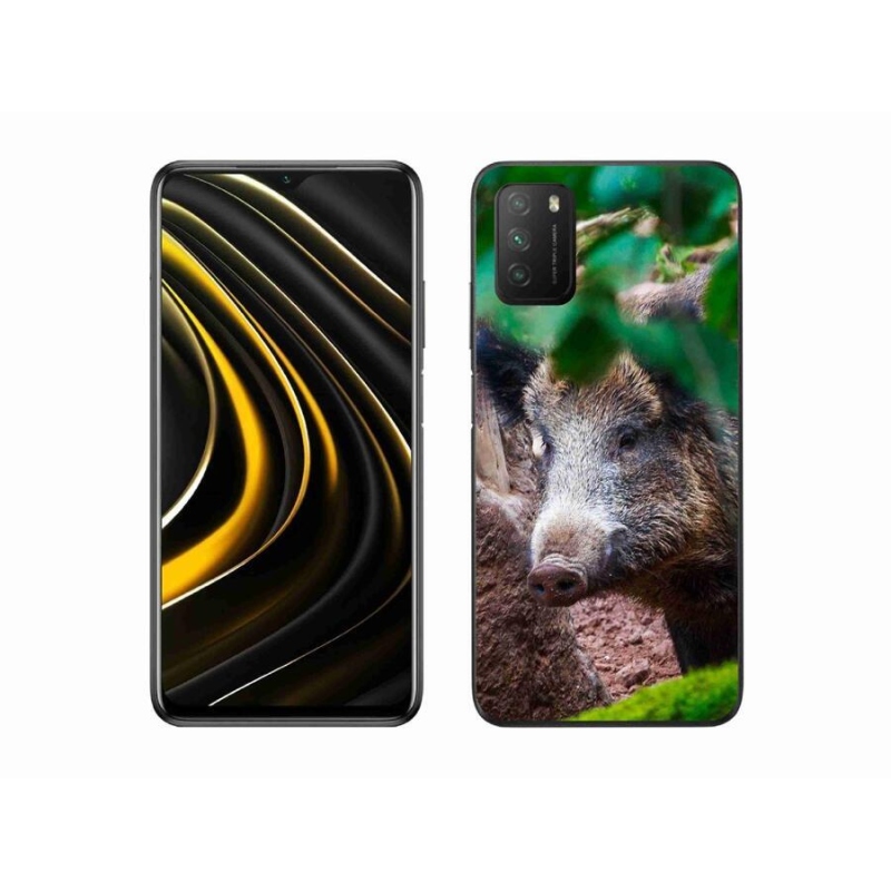 Gél borítás mmCase a Xiaomi Poco M3-hoz - vaddisznó