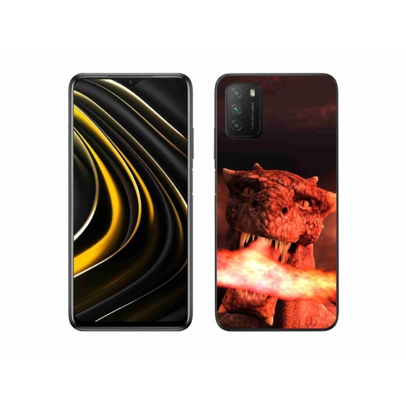 Gél borítás mmCase a Xiaomi Poco M3-hoz - sárkány